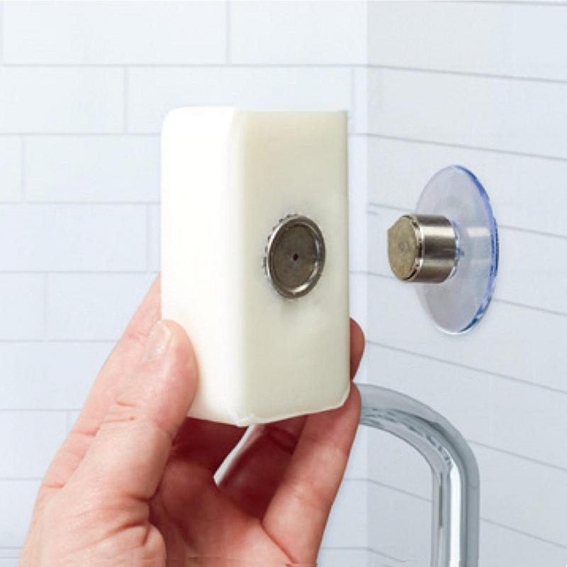 Wall Anchor Plastic - ที่แขวนสบู่แบบดูดติดผนังที่วางสบู่พร้อมแม่เหล็กแรงสูงที่แขวนสบู่แบบถอดได้ที่แขวนในห้องน้ำ