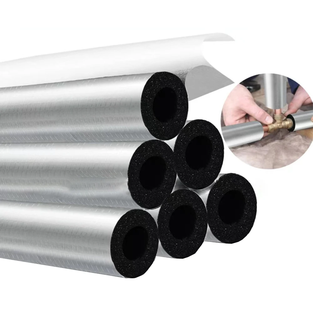 Pipe Insulation Foam - ฉนวนกันความร้อนแบบโฟมสำหรับท่อ 610 ชิ้น สำหรับป้องกันท่อทองแดงในงานกลางแจ้งและฤดูหนาว