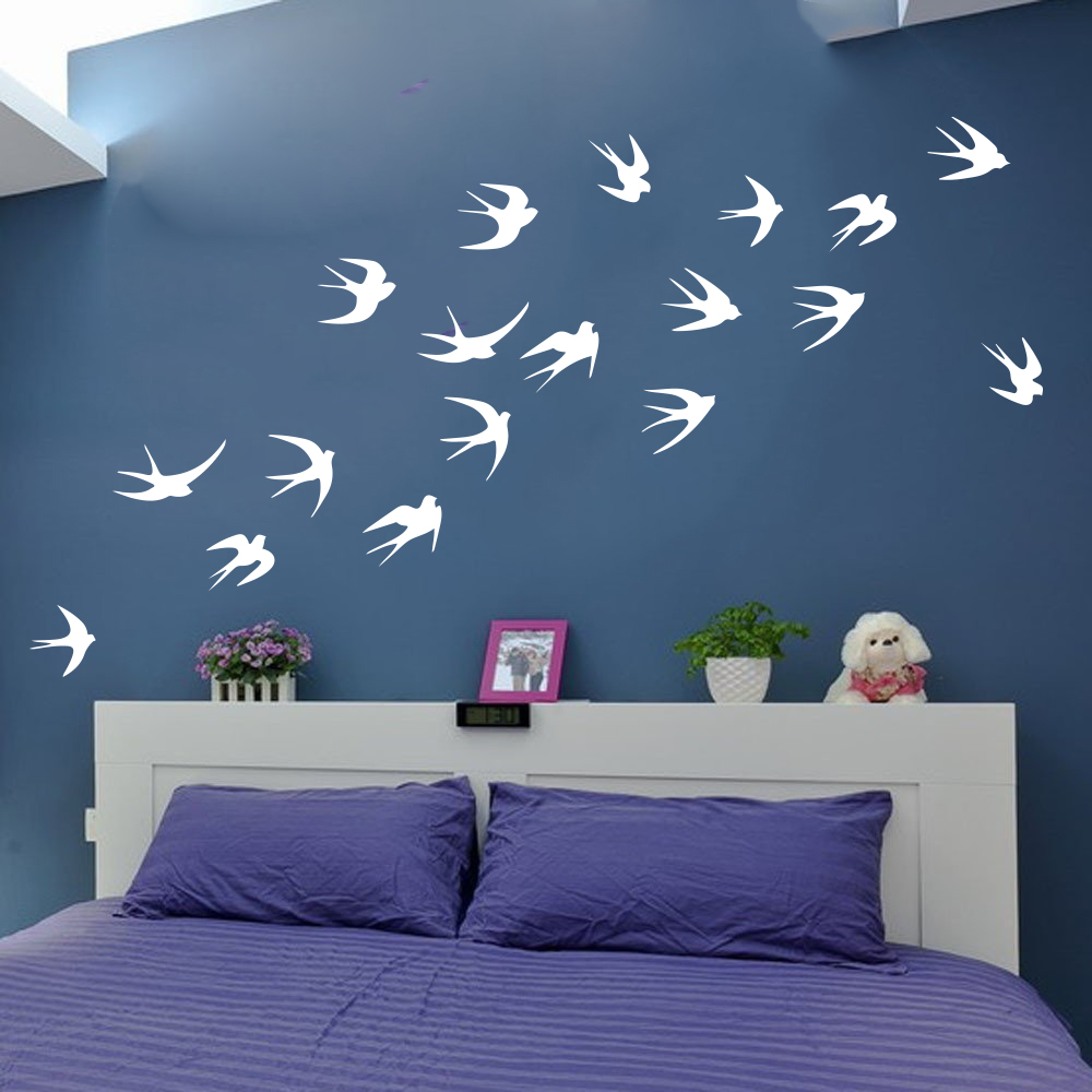 Flying Swallows สติ๊กเกอร์ติดผ - Vinyl Floor Plank บทวิจารณ์และราคา