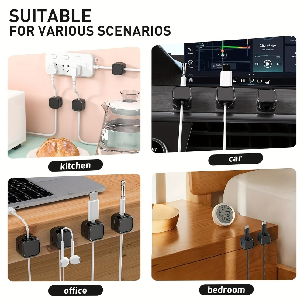ที่เก็บสายแม่เหล็ก ที่จัดระเบี - Wall Anchor Plastic บทวิจารณ์และราคา