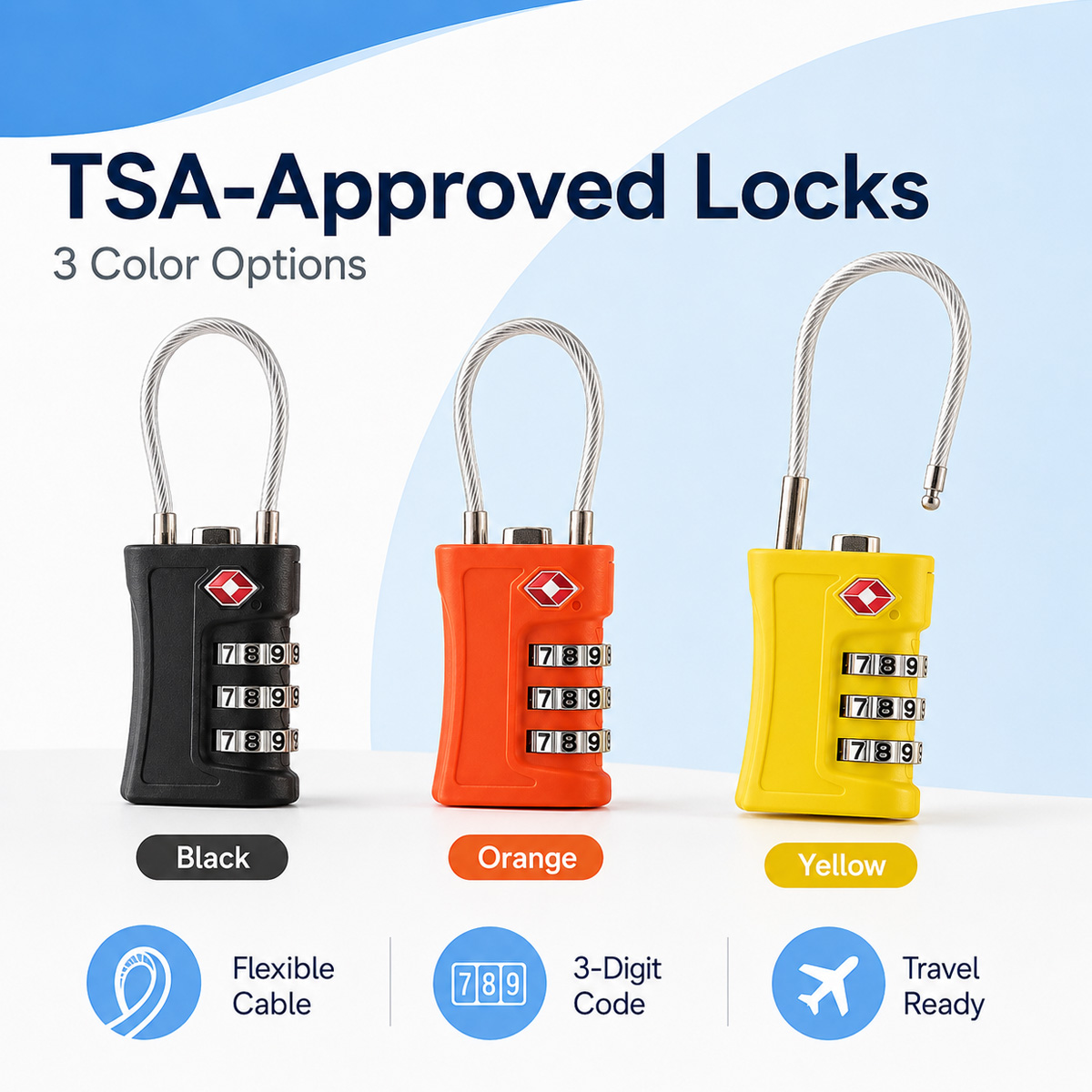 TSA ได้รับการอนุมัติสำหรับล็อค - Home Improvement And Hardware บทวิจารณ์และราคา