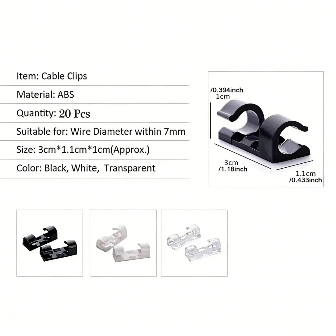ที่เก็บสายเคเบิลแบบไม่ต้องเจาะ - Wall Anchor Plastic บทวิจารณ์และราคา