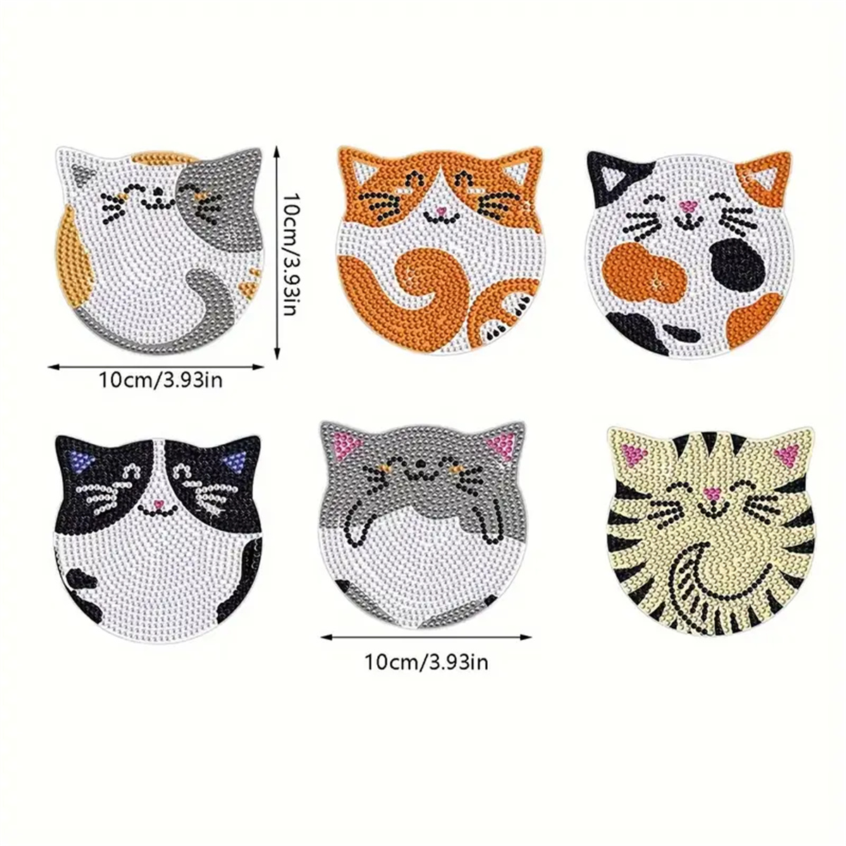 6 ชิ้น/เซ็ต DIY Cat Rhinestone - Home Improvement Kitchen บทวิจารณ์และราคา