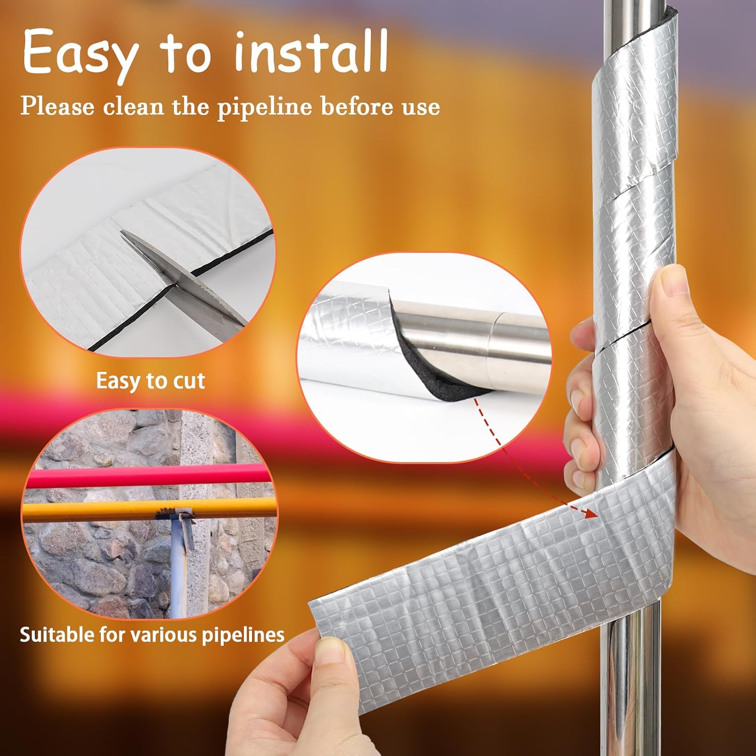 ฉนวนหุ้มท่อแบบมีกาวในตัว โฟมแล - Pipe Insulation Foam บทวิจารณ์และราคา