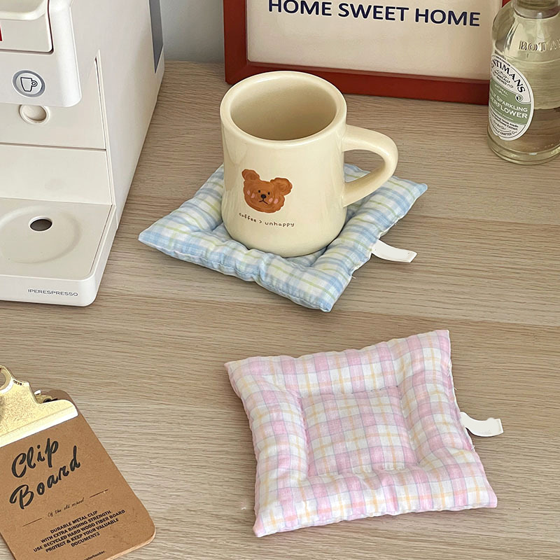 แผ่นรองแก้วสไตล์เกาหลี ทำด้วยม - Home Improvement Kitchen บทวิจารณ์และราคา