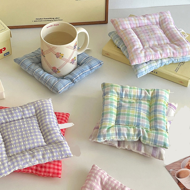 แผ่นรองแก้วสไตล์เกาหลี ทำด้วยม - Home Improvement Kitchen บทวิจารณ์และราคา