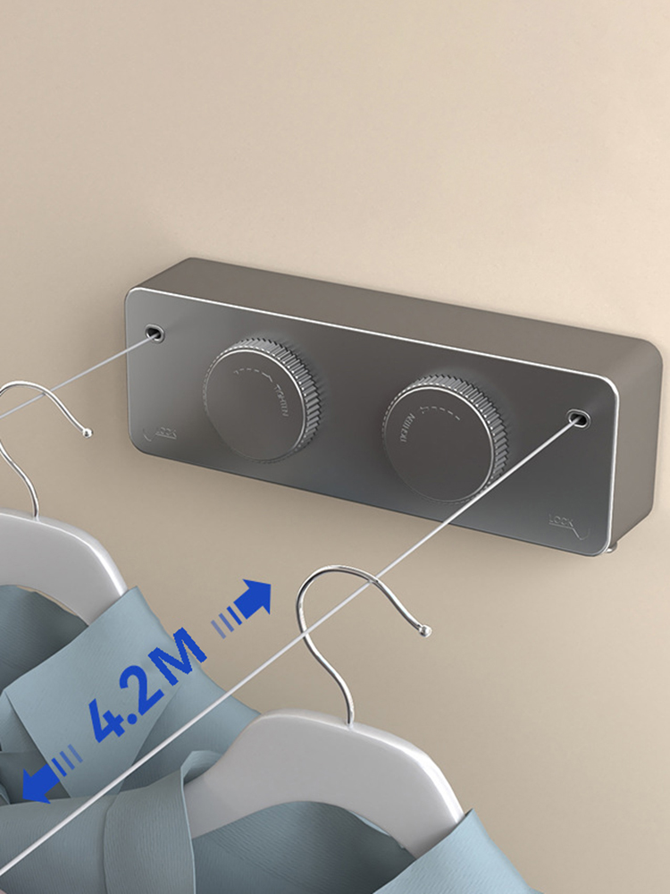 ราวตากผ้าแบบยืดหดได้ ราวแขวนผ้ - Wall Anchor Plastic บทวิจารณ์และราคา
