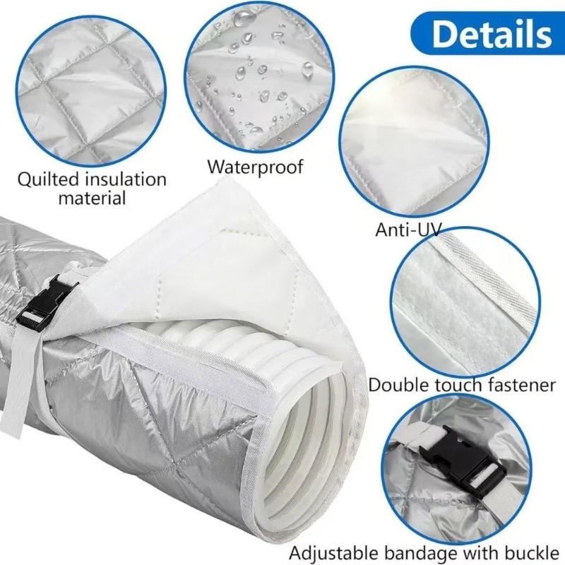 1PC ปลอกหุ้มฉนวนท่อแอร์อเนกประ - Pipe Insulation Foam บทวิจารณ์และราคา