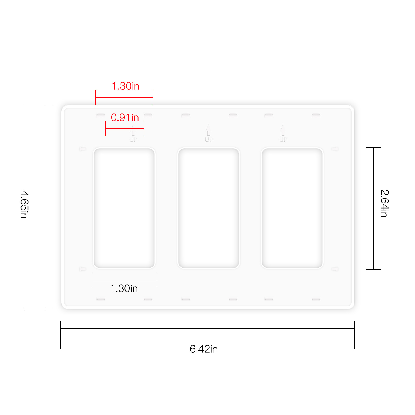 แผงสวิตช์แบบ US/EU 2/3/4 ช่อง  - Home Improvement Kitchen บทวิจารณ์และราคา